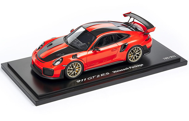 1/18 - GT2 RS Weissach in Lava Orange : Suncoast Porsche Parts