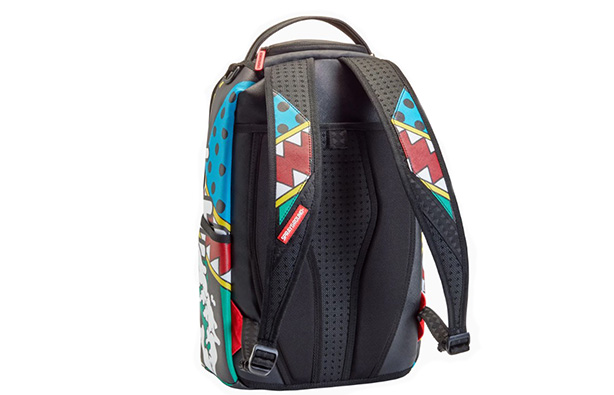 Sprayground Printed gold canvas backpack - ShopStyle