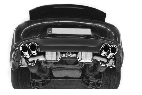 sports exhaust for car