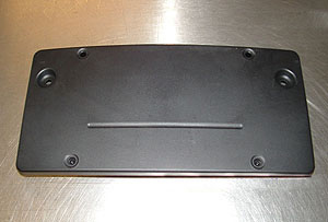 Panamera Front License Plate Bracket Suncoast Porsche Parts Accessories