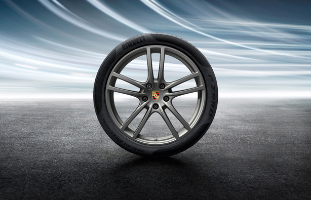 21-inch Cayenne Turbo Wheel Set - Platinum : Suncoast Porsche Parts