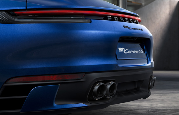 Sport Tail Pipes - Black : Suncoast Porsche Parts & Accessories