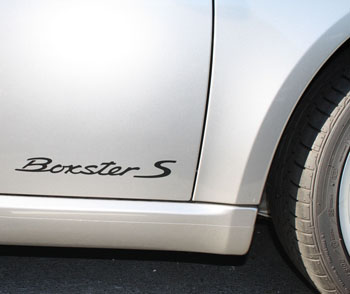 Boxster Door Decal Logo Set : Suncoast Porsche Parts & Accessories