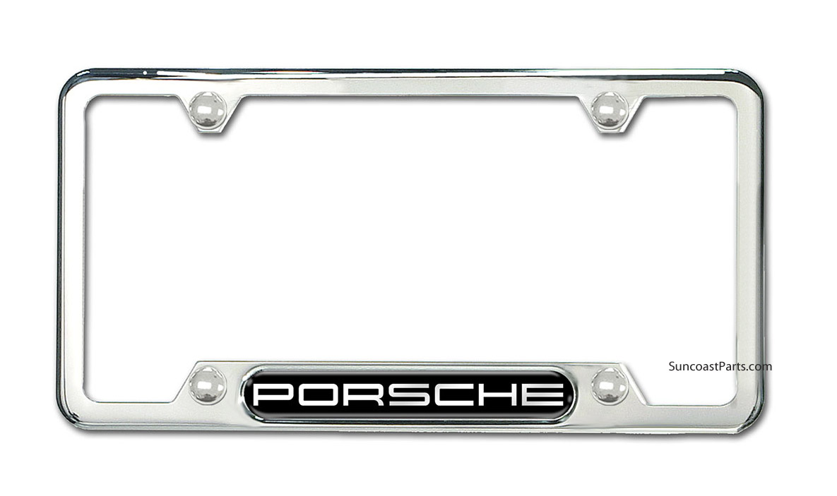 Plate Frame - Chrome : Suncoast Porsche Parts & Accessories